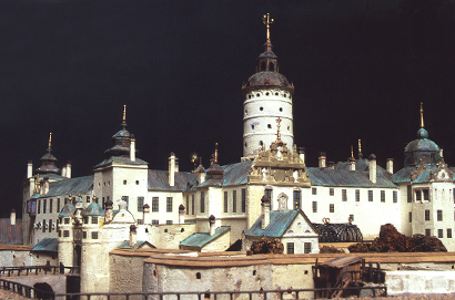 Modell av slottet Tre Kronor